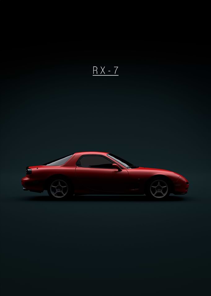 1997 Mazda RX7 Red