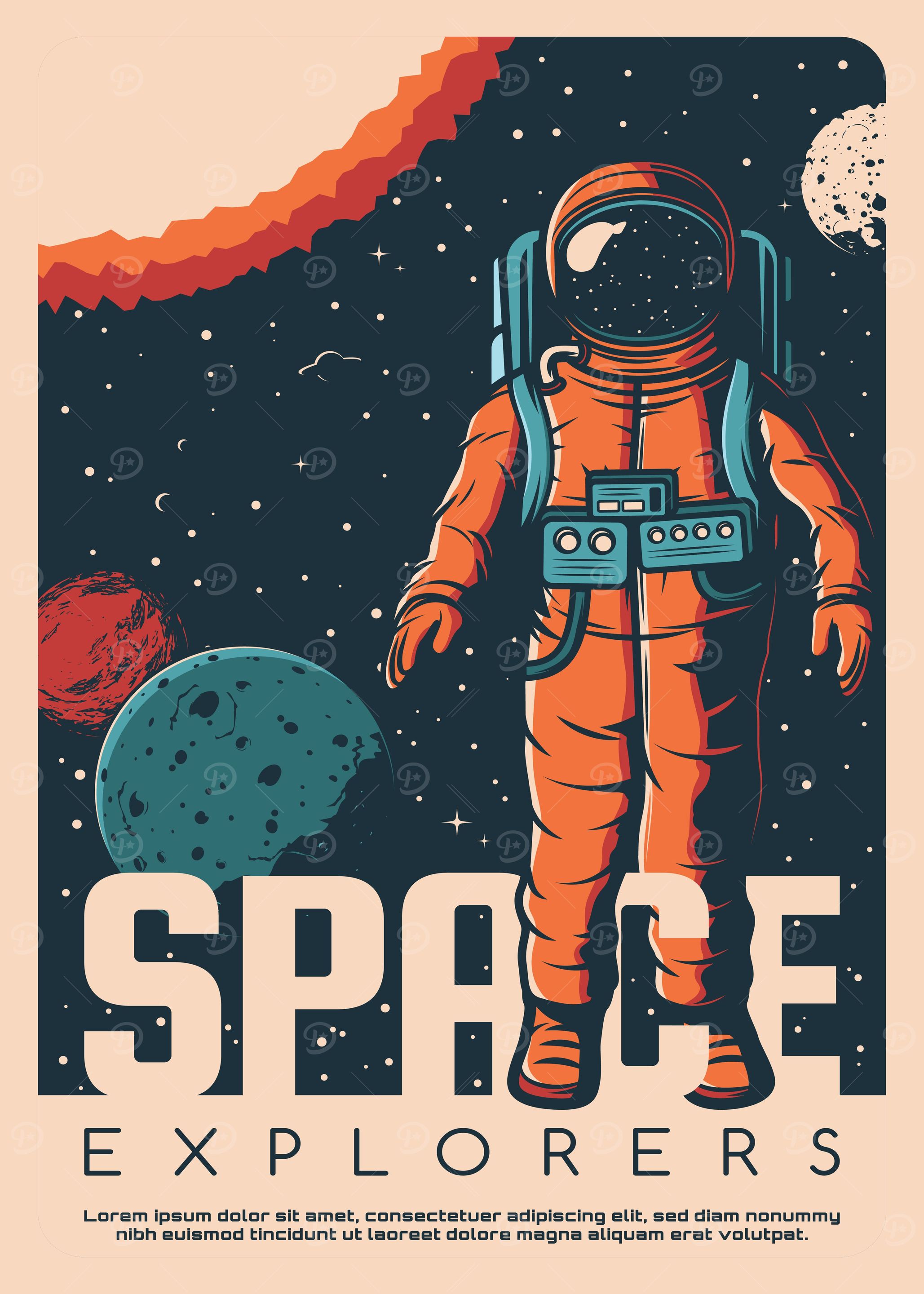 vintage retro space
