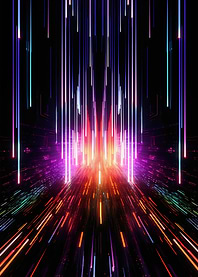 Abstract Neon Color