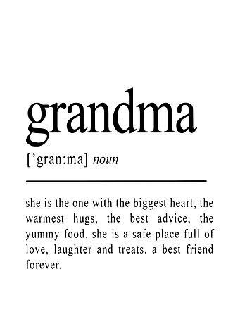 Grandma Definition