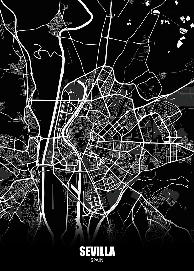 Sevilla Spain Map