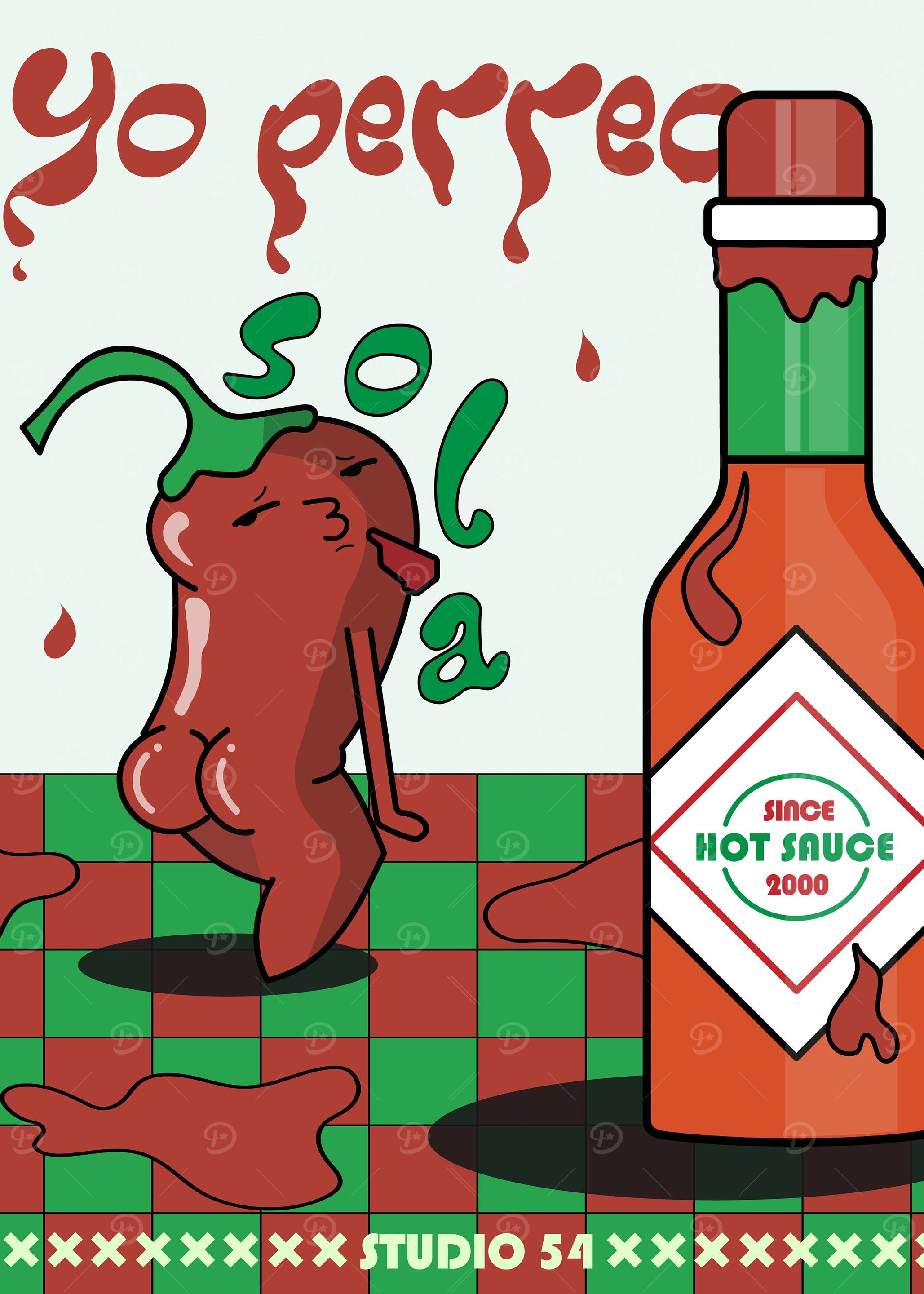 Hot sauce chili pepper