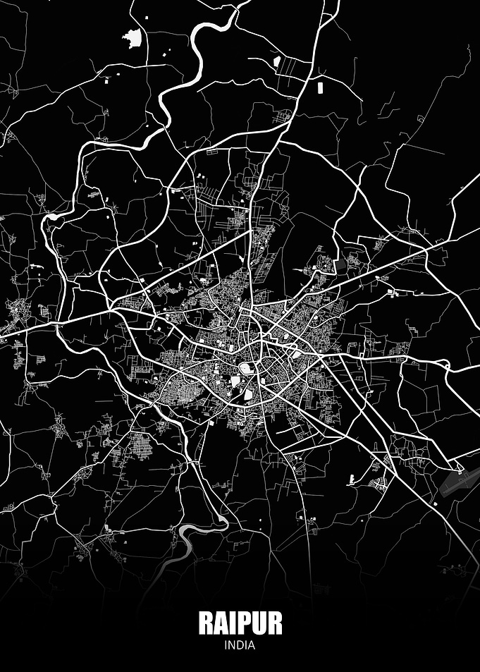 Raipur India Map
