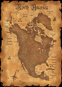 America Old Map