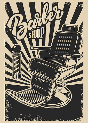 Barber chair and tools