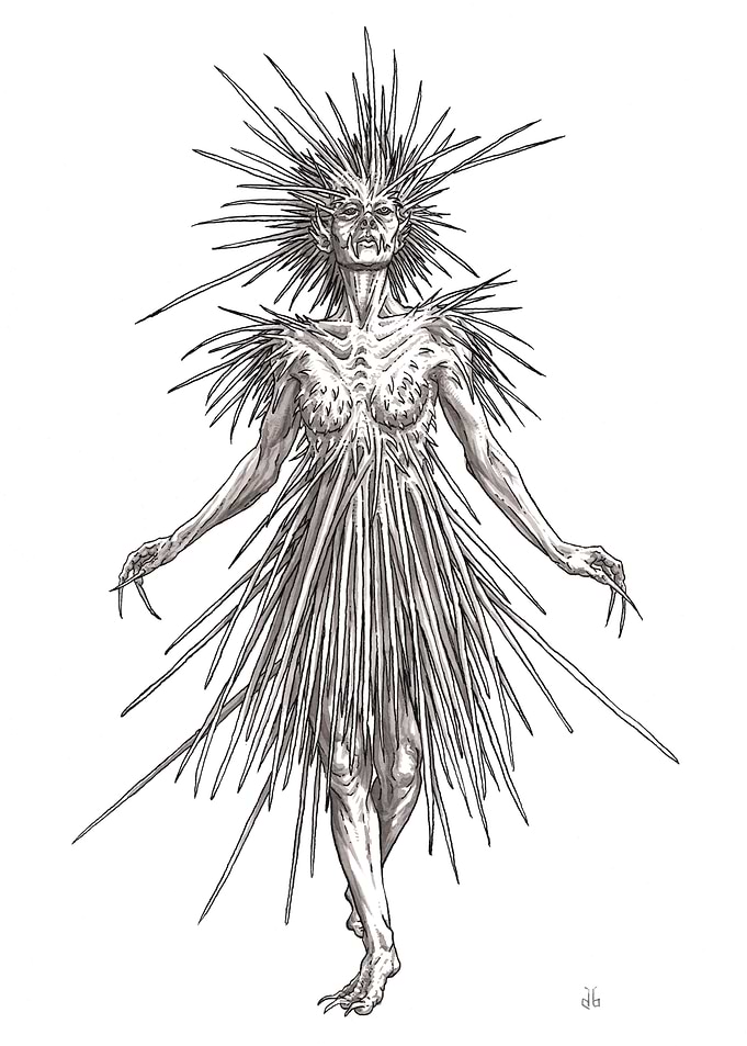 Sea Urchin Mermaid