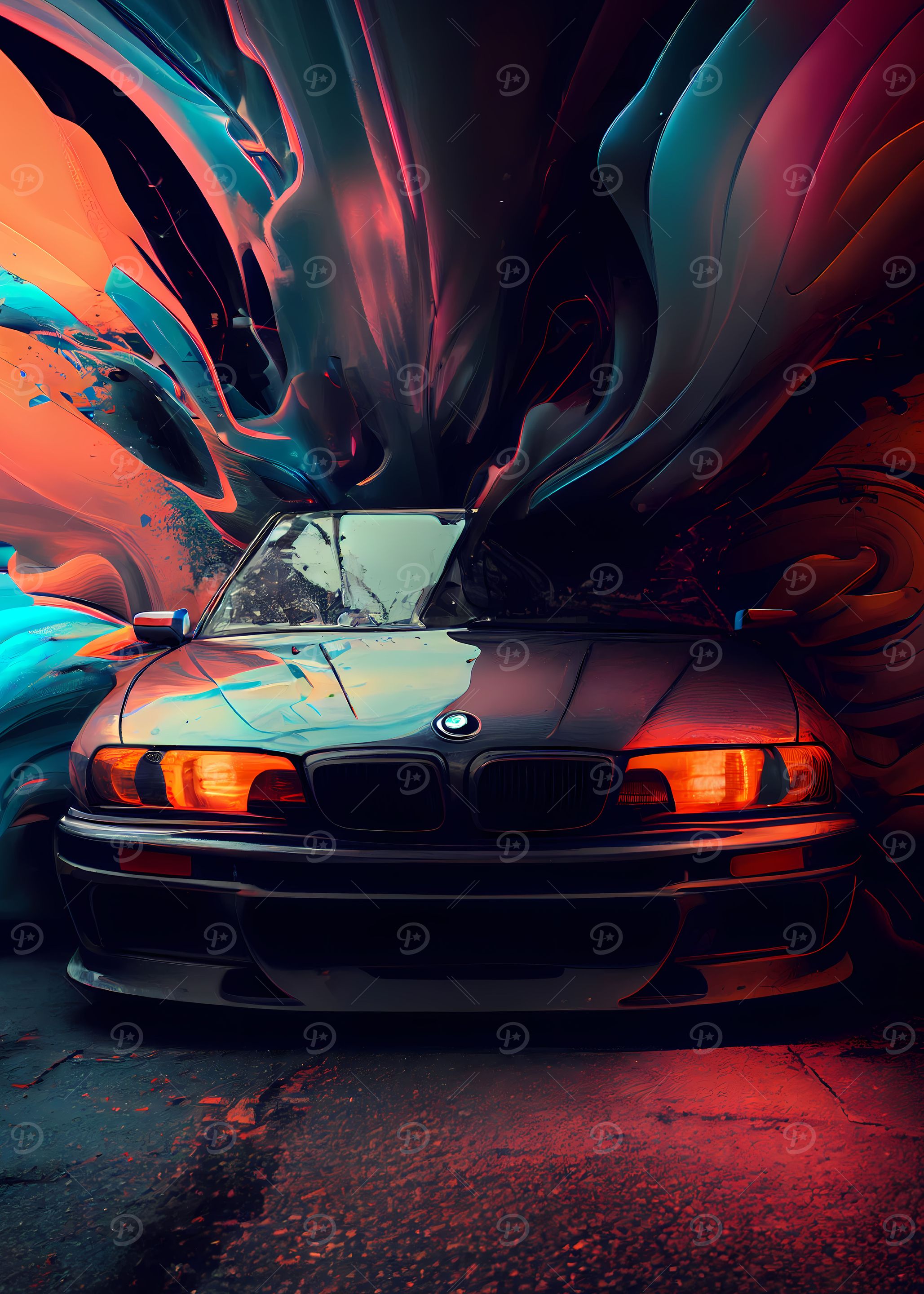 BMW E36 Abstract Style