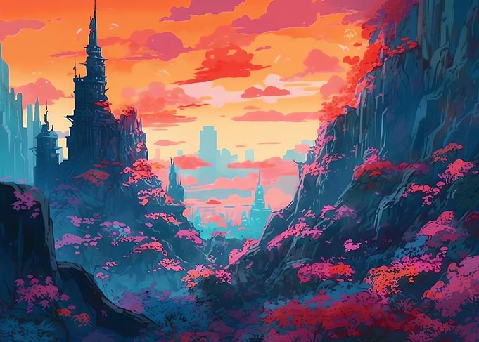 swirling background