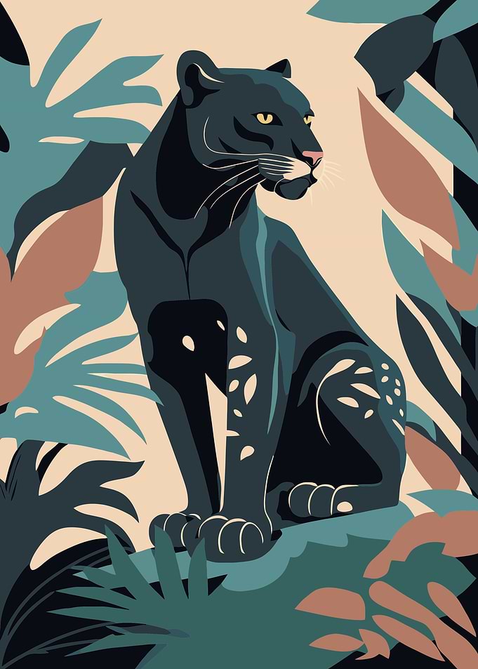 Leopard silhouettes