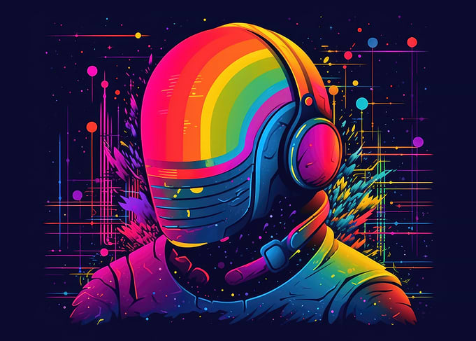 Abstract and retro future