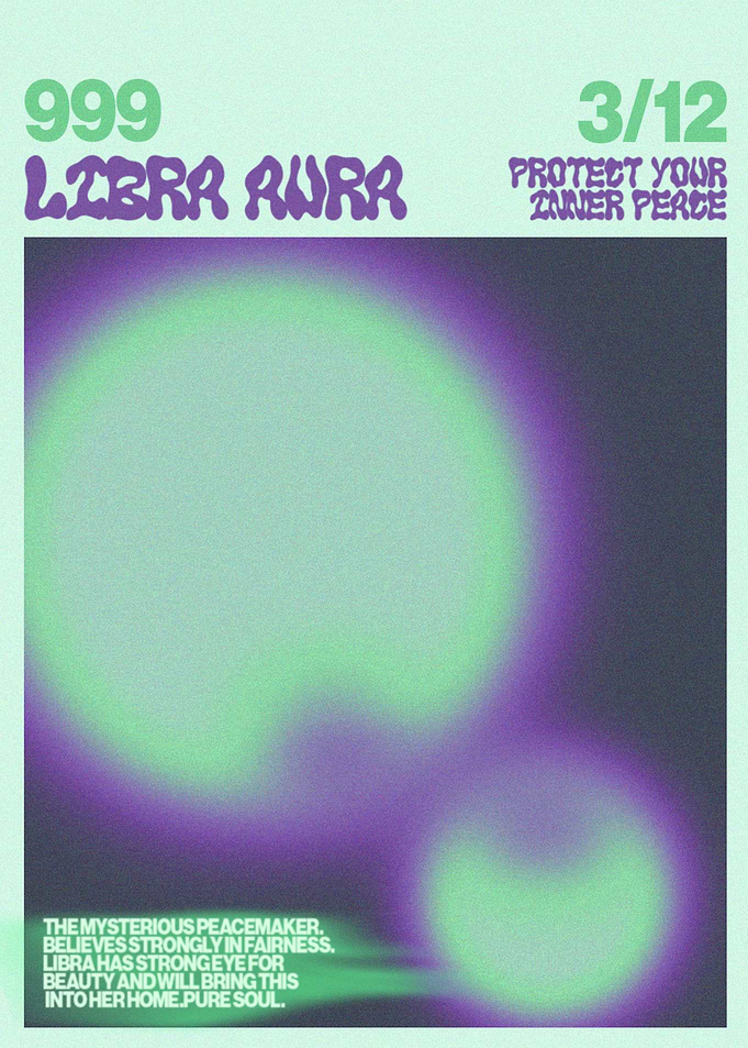 Libra zodiac aura