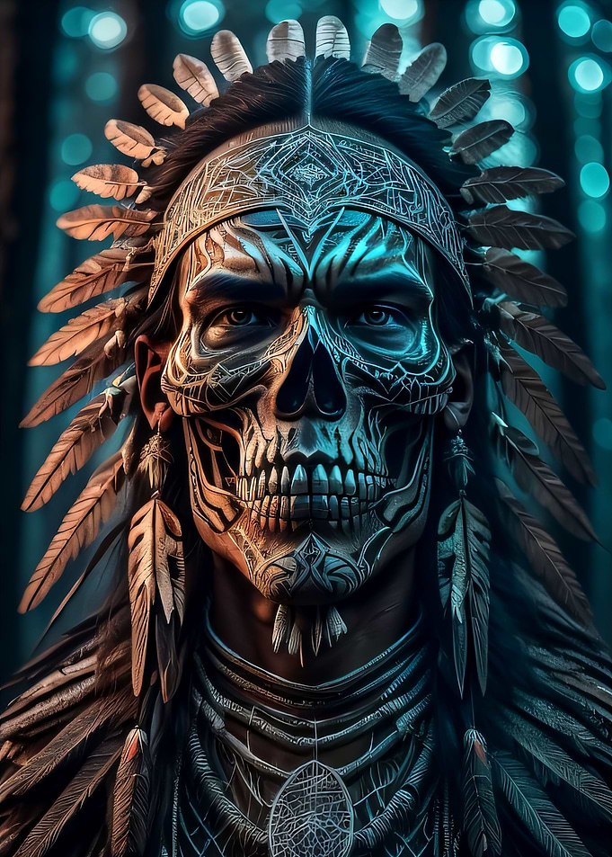 Native american skull
