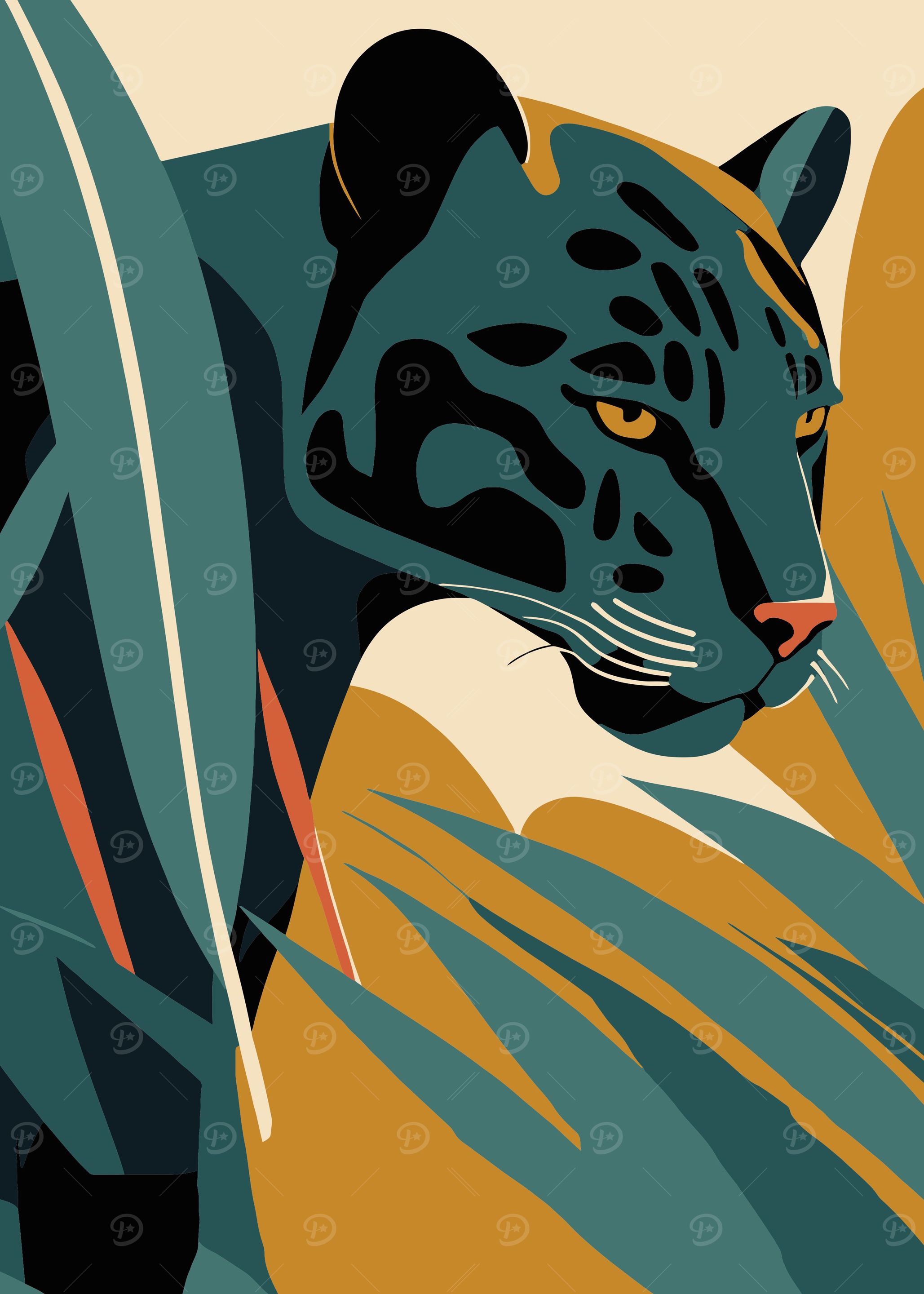 Leopard silhouettes