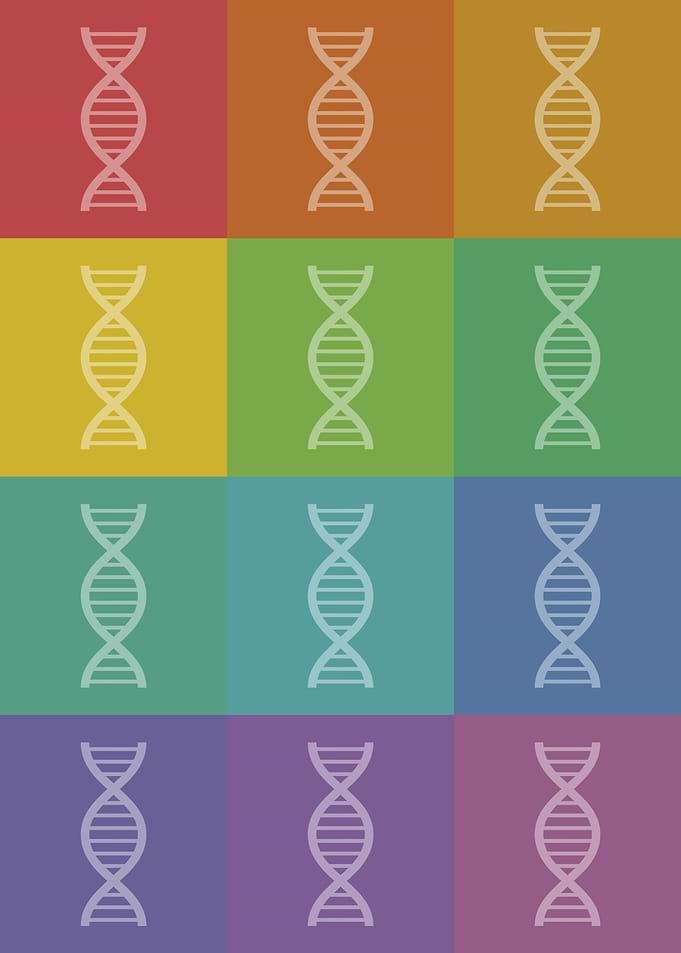 DNA Science Icons Pop Art