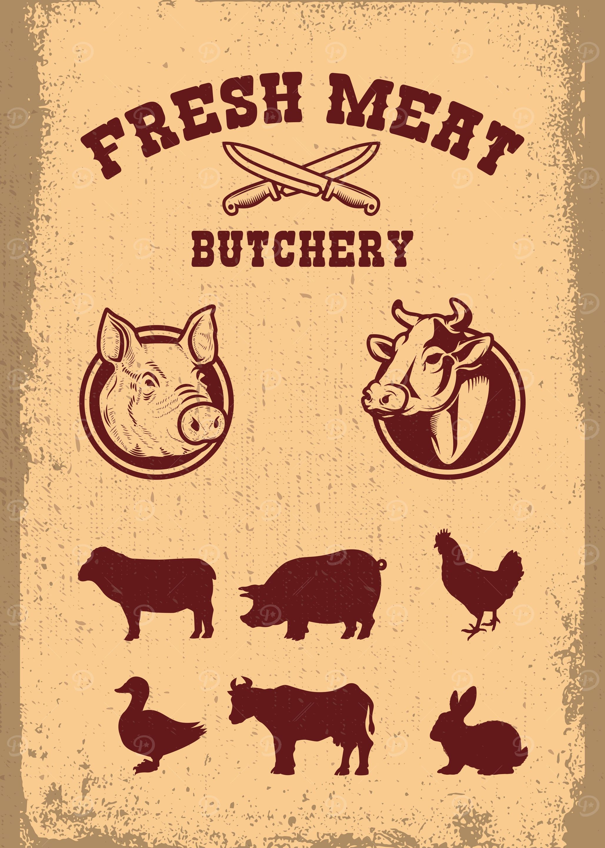 Fresh meat Pork Beef