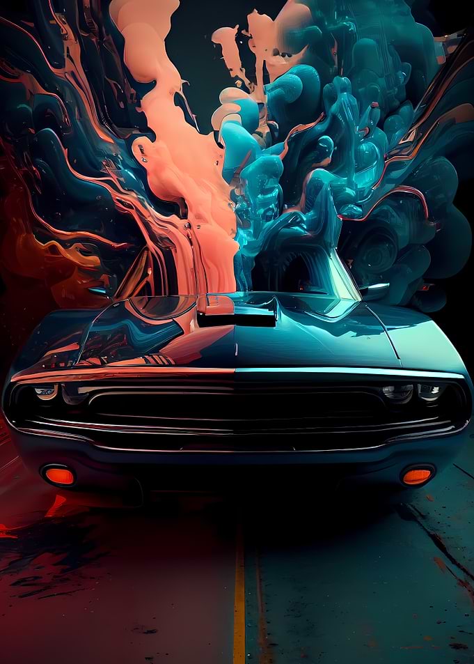 Dodge Charger Abstract