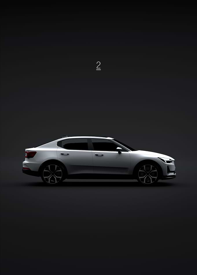 Polestar 2 2020 White