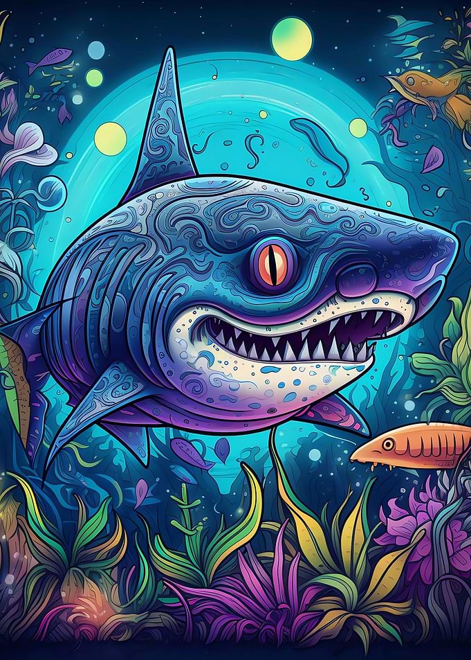 Deep Floral Monster