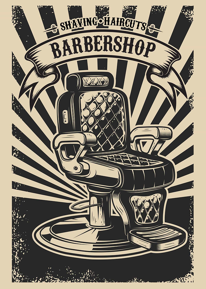 Barber chair and tools