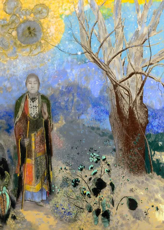Odilon Redon Buddha 1907