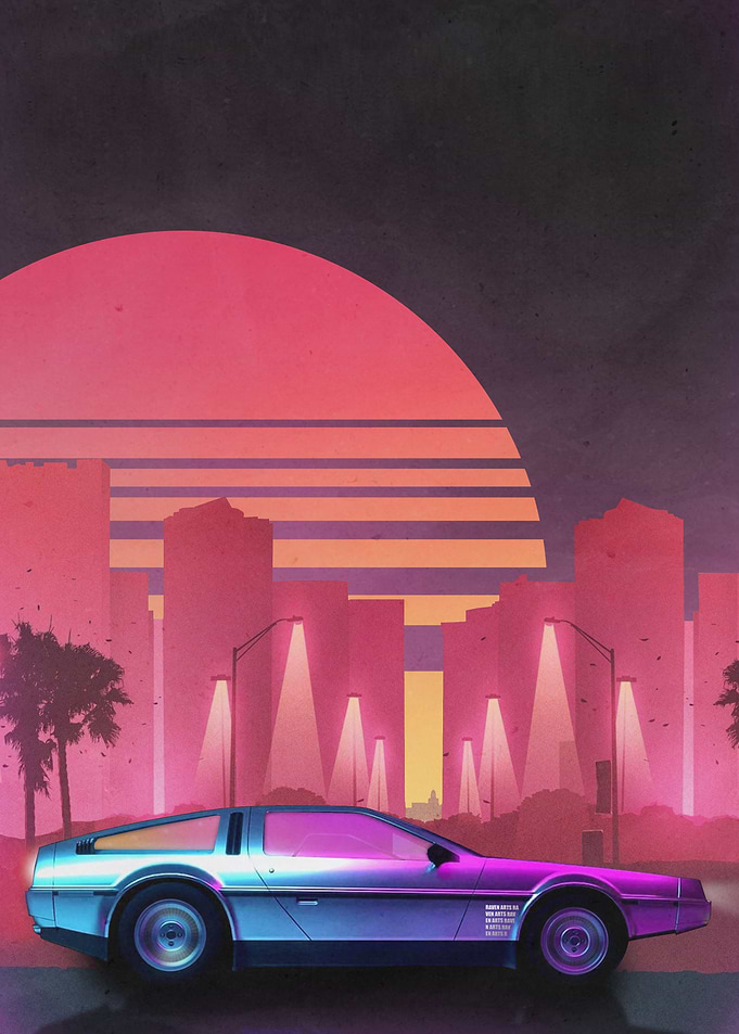 Delorean Night Drive