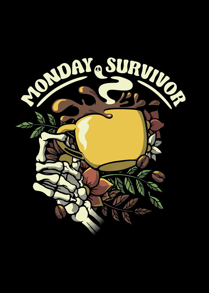 Monday Survivor Skeleton