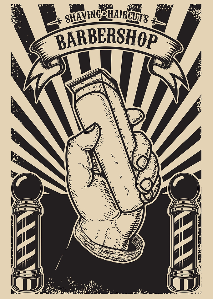 hand with hair clipper