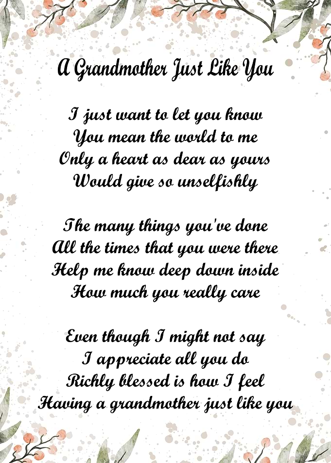 Grandmother Just Like You