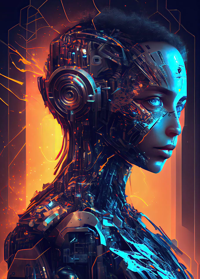 Robot turning human