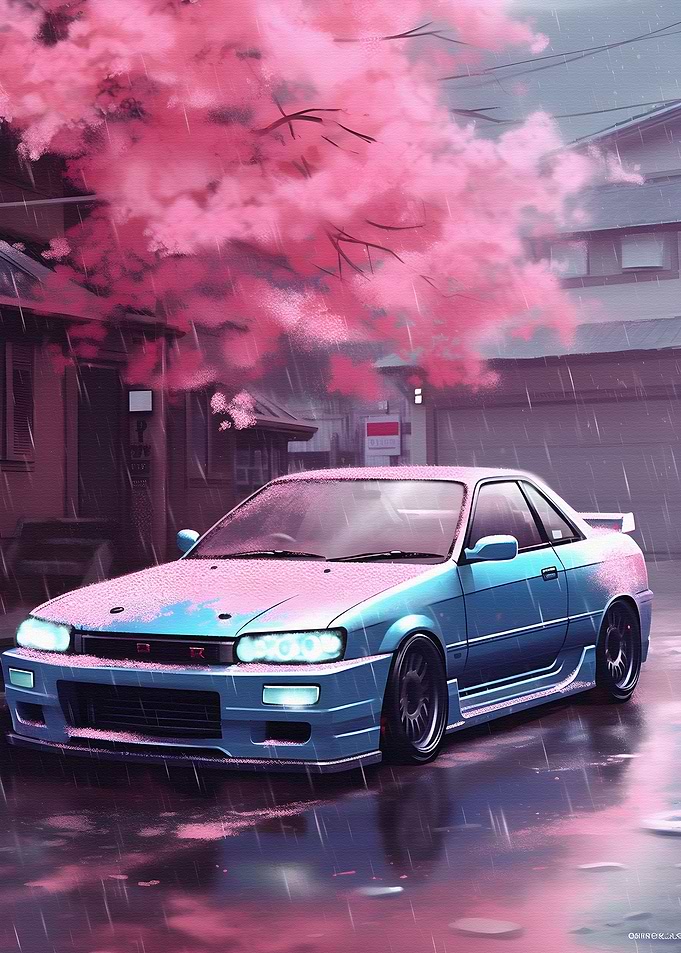 JDM Car Cherry Blossom