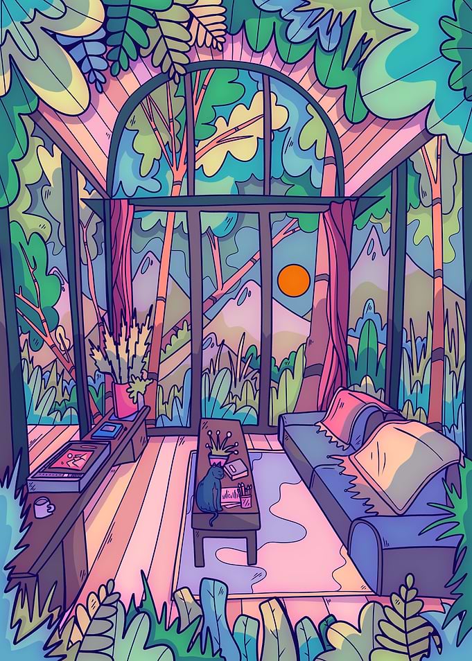 A forest home