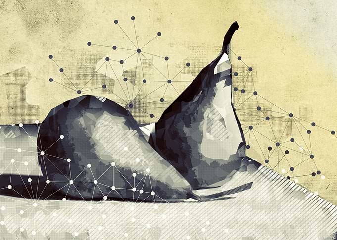 Pixelated Pear Delight