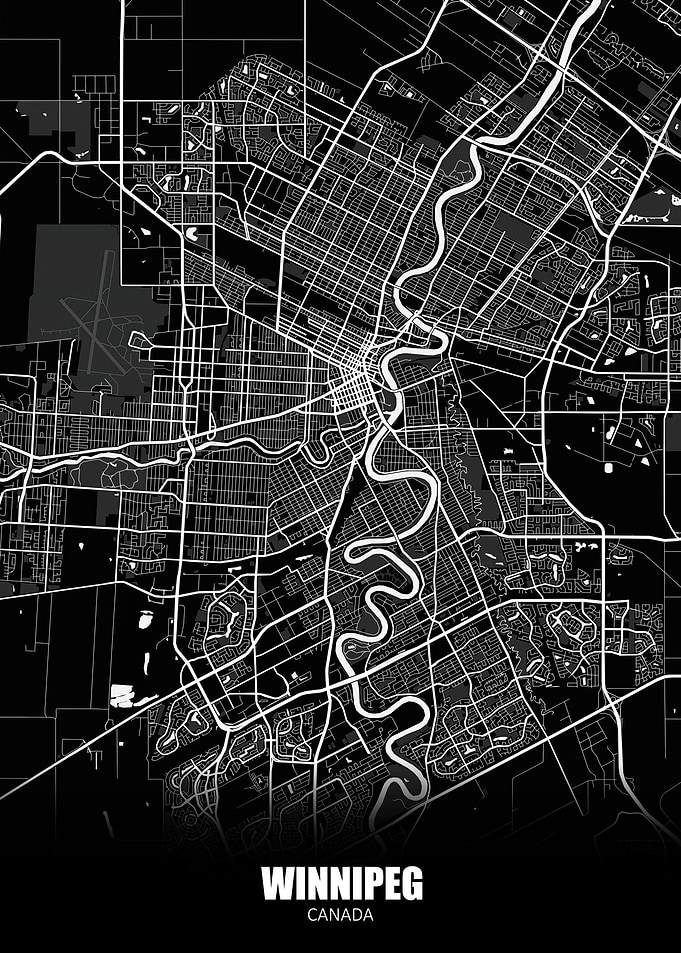 Winnipeg Canada Map