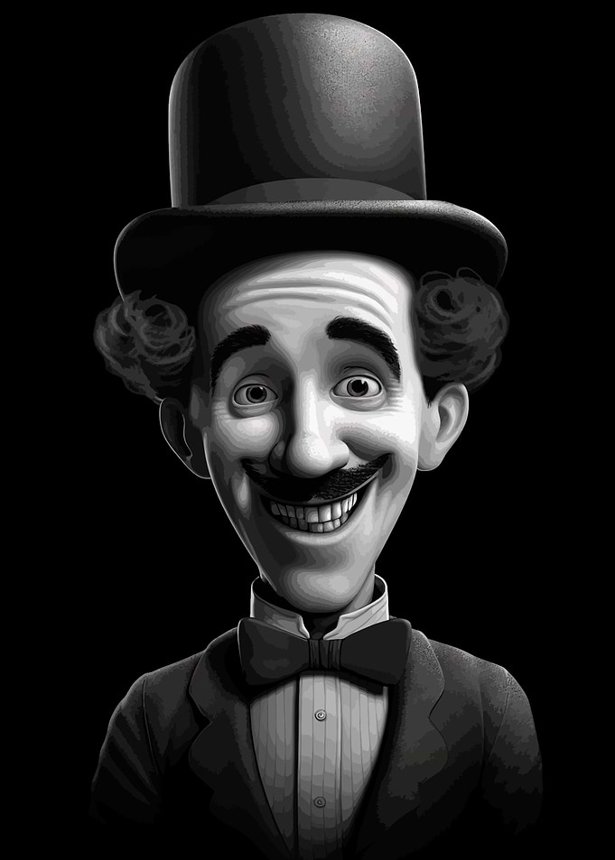charlie chaplin caricature