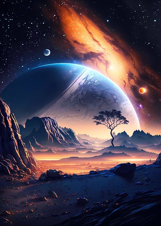 Starry Sunset Symphony