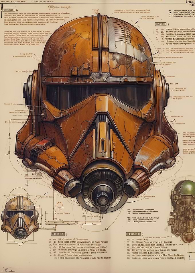 robot helmet blueprints