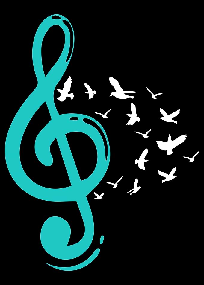 Treble Clef Birds