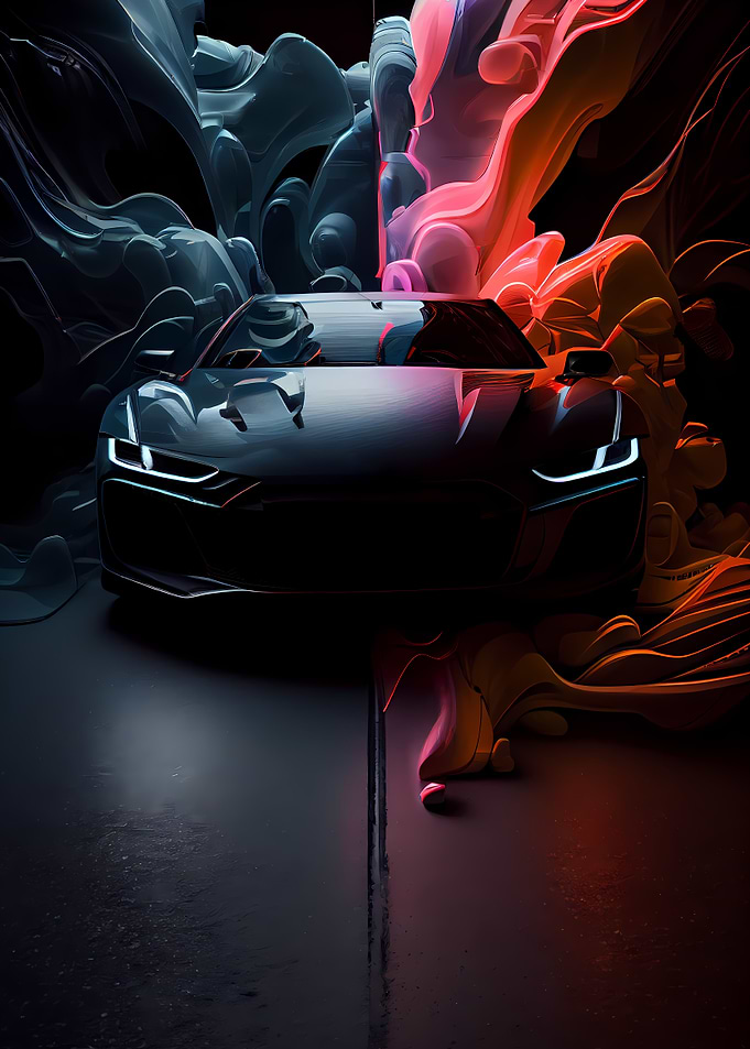 Audi R8 Smoke and Liquid