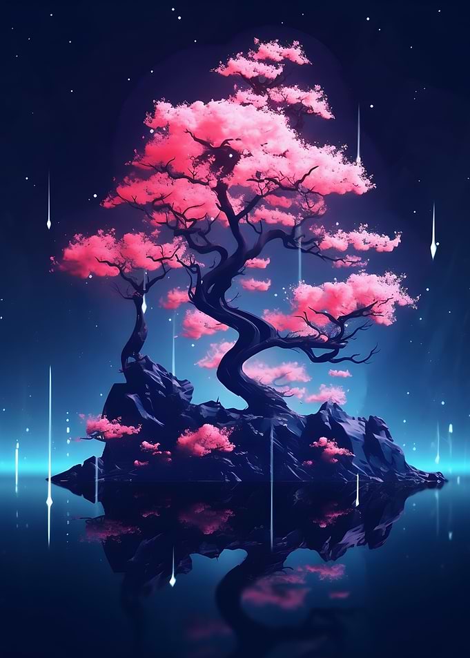 Cherry Blossom Island