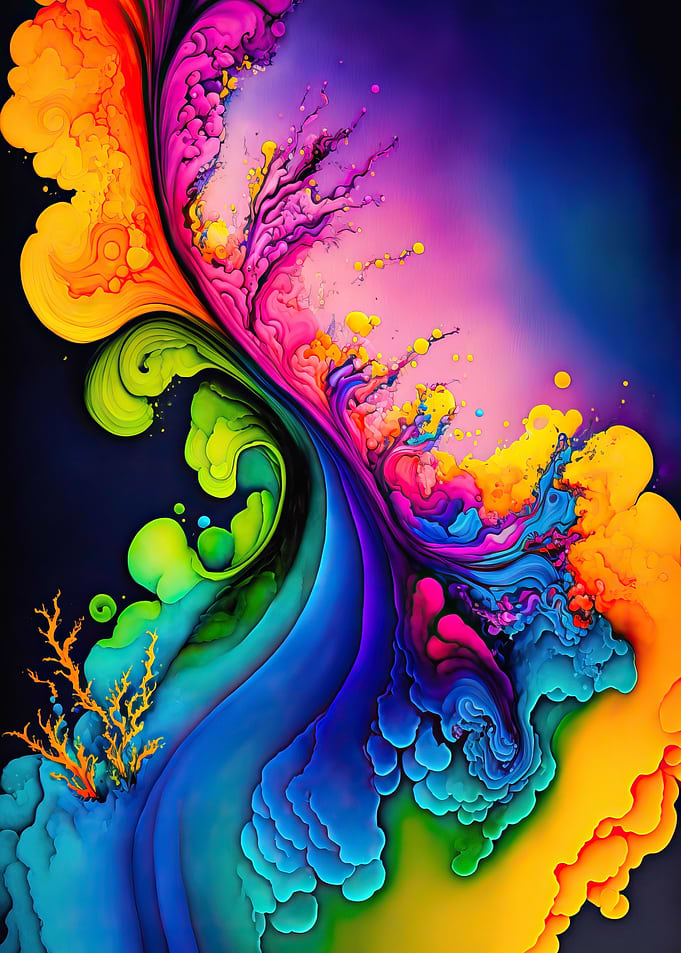 Abstract Alcohol Ink 30