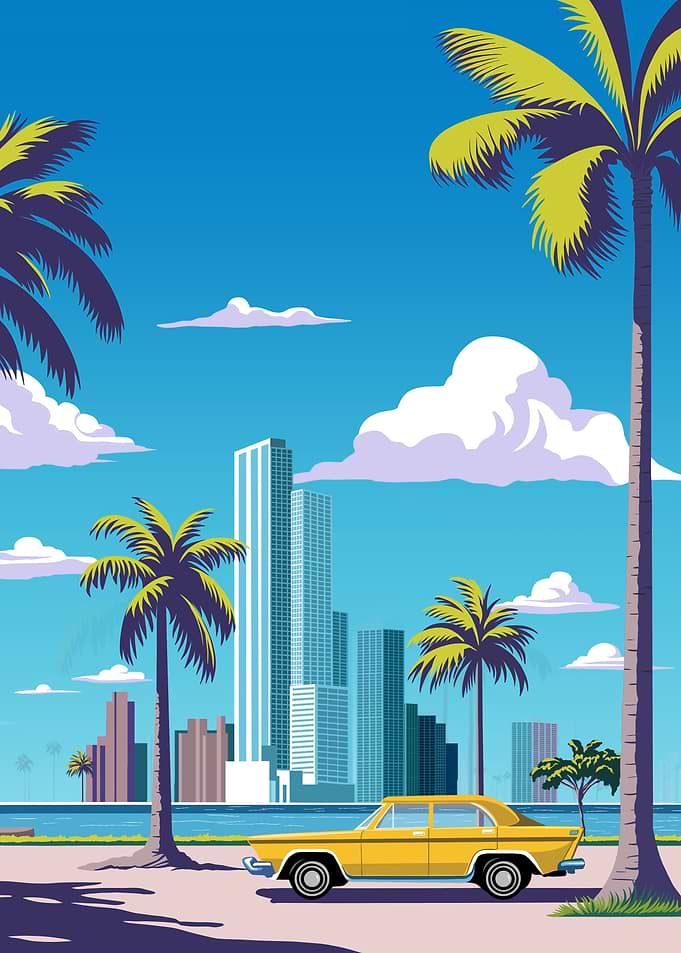 Retro Beach 3