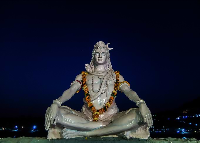 Shiva statue in india