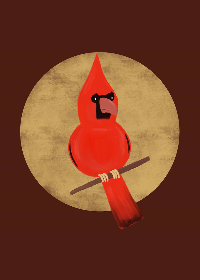 Suspicious red cardinal