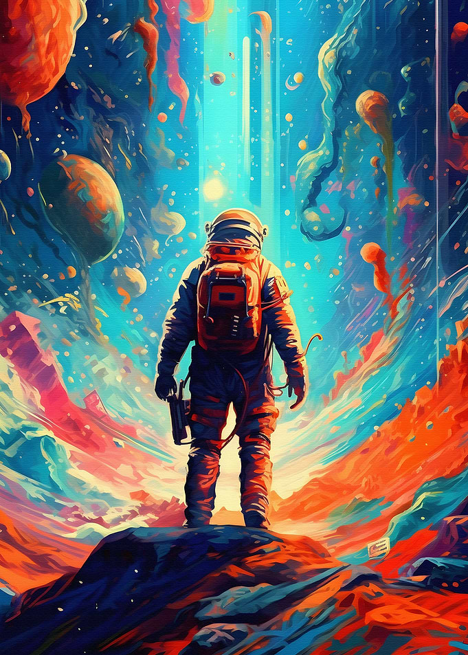 i am in space