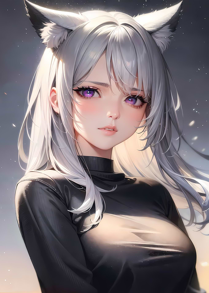 Neko Cat Anime Girl