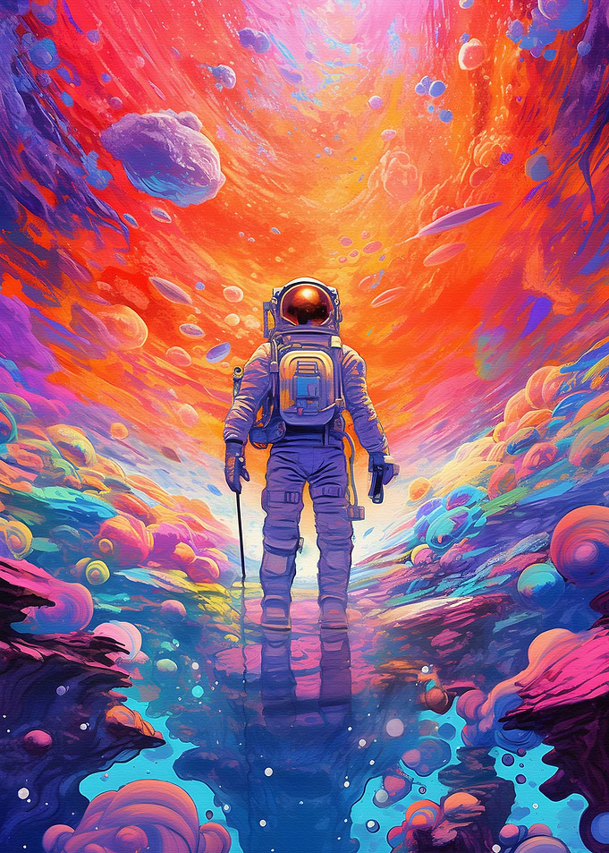 i am in space