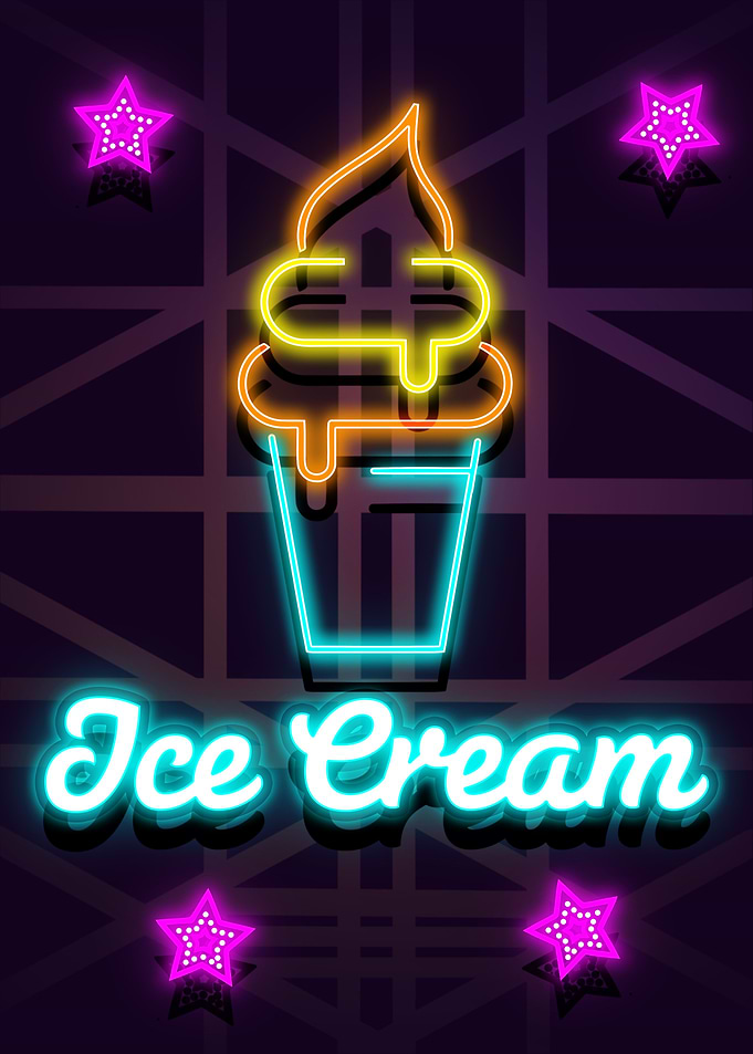 Ice Cream Neon