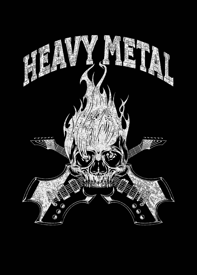 Black Heavy Metal Music
