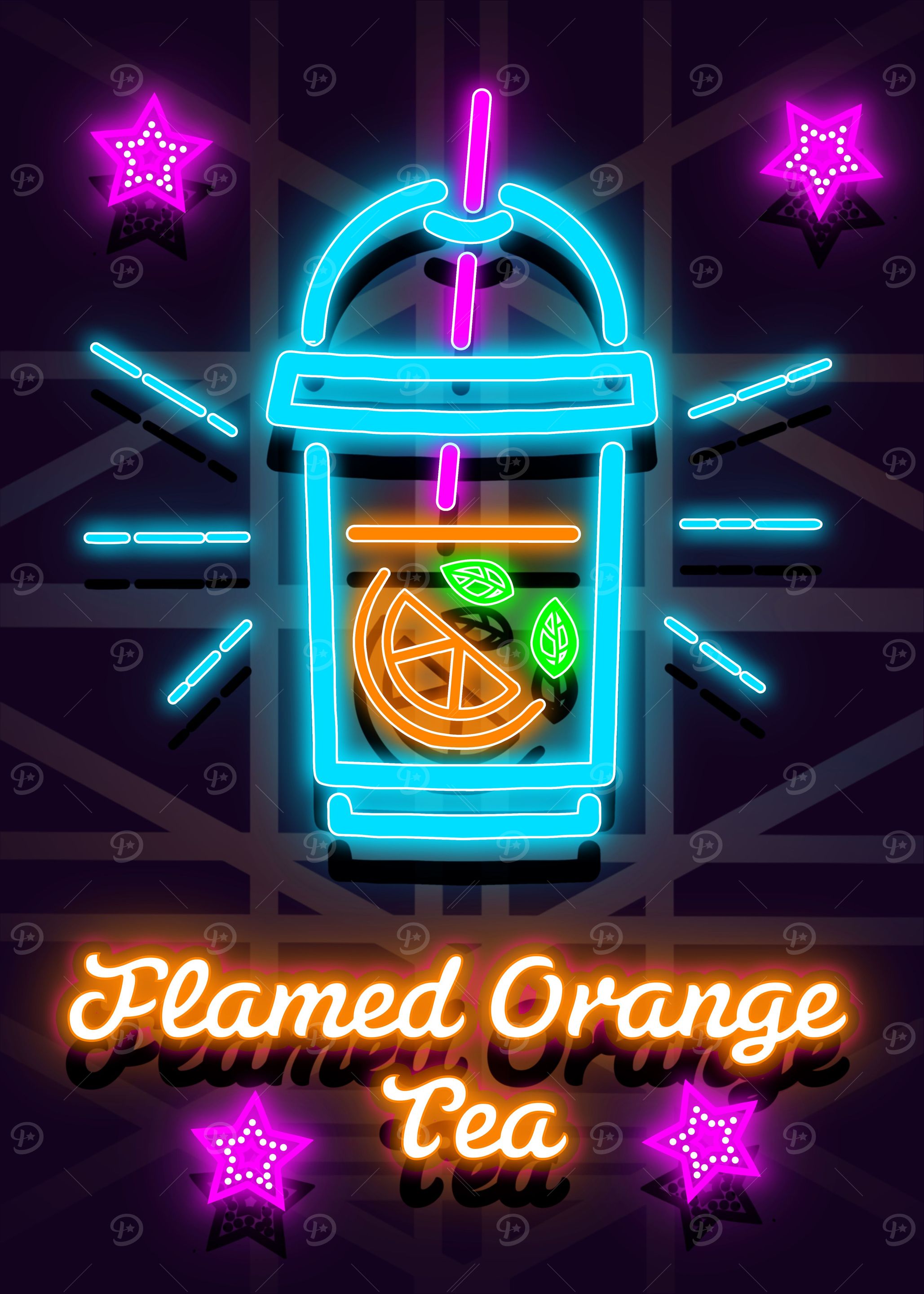 Flamed Orange Tea