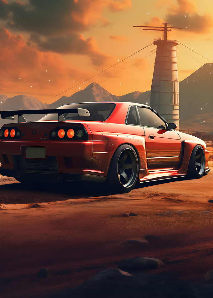 Nissan Skyline GTR R32 Art